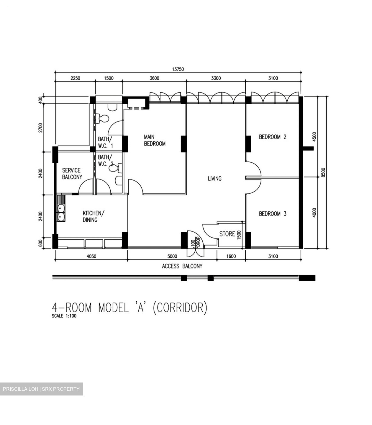 Blk 82 Lorong 4 Toa Payoh (Toa Payoh), HDB 4 Rooms #555979921